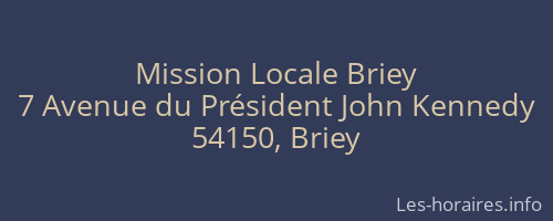 Mission Locale Briey