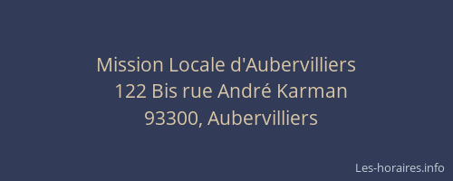 Mission Locale d'Aubervilliers