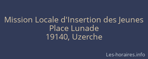 Mission Locale d'Insertion des Jeunes
