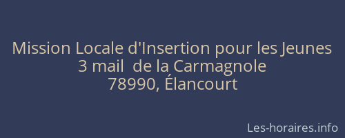Mission Locale d'Insertion pour les Jeunes