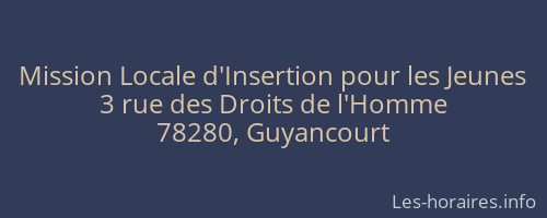 Mission Locale d'Insertion pour les Jeunes