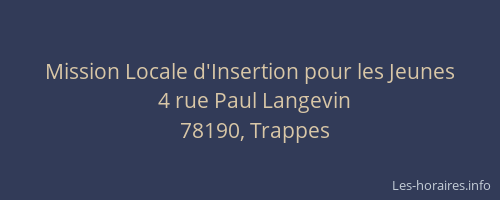 Mission Locale d'Insertion pour les Jeunes