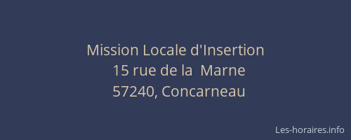 Mission Locale d'Insertion