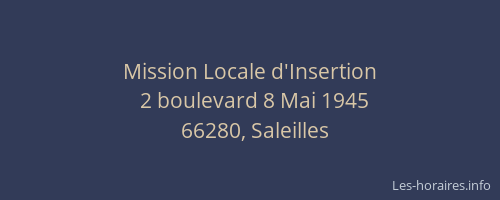 Mission Locale d'Insertion