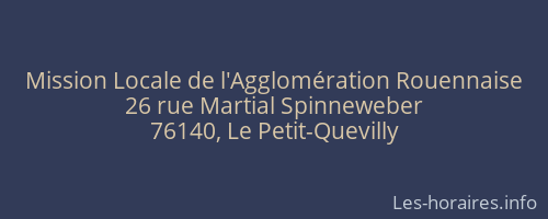 Mission Locale de l'Agglomération Rouennaise