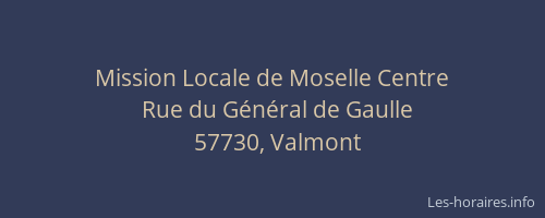 Mission Locale de Moselle Centre
