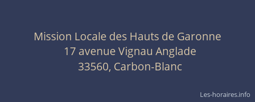 Mission Locale des Hauts de Garonne