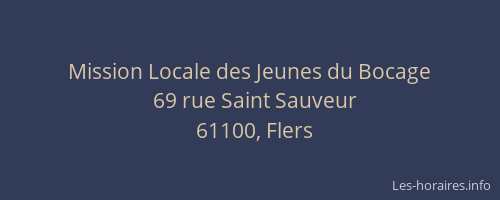 Mission Locale des Jeunes du Bocage