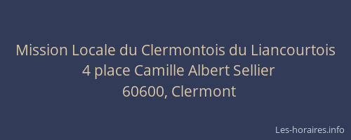 Mission Locale du Clermontois du Liancourtois