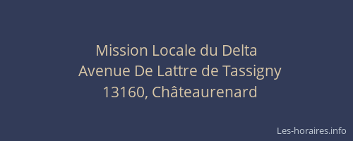Mission Locale du Delta