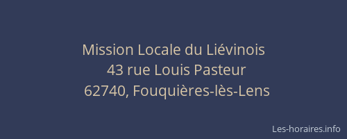 Mission Locale du Liévinois