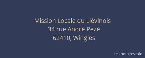 Mission Locale du Li&egrave;vinois