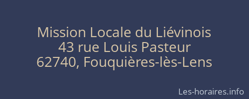 Mission Locale du Liévinois