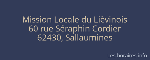 Mission Locale du Lièvinois