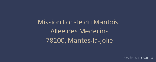Mission Locale du Mantois