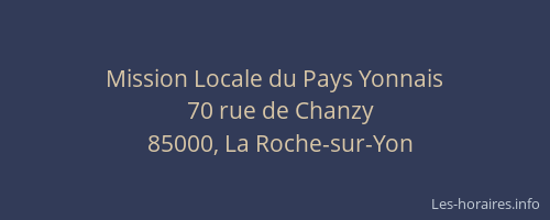 Mission Locale du Pays Yonnais
