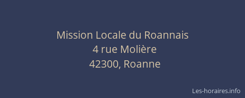 Mission Locale du Roannais