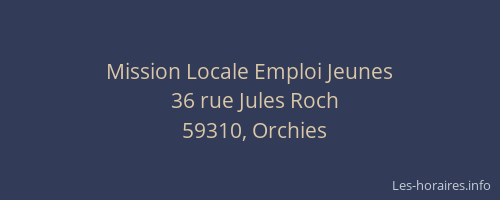 Mission Locale Emploi Jeunes