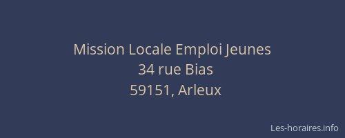 Mission Locale Emploi Jeunes