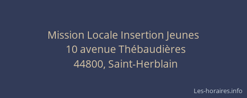 Mission Locale Insertion Jeunes