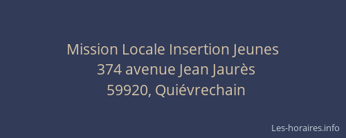 Mission Locale Insertion Jeunes