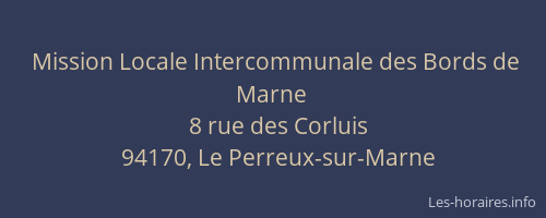 Mission Locale Intercommunale des Bords de Marne