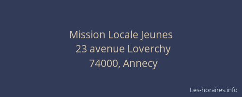 Mission Locale Jeunes