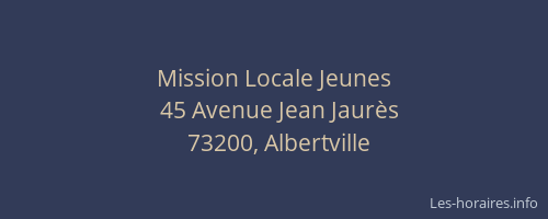 Mission Locale Jeunes