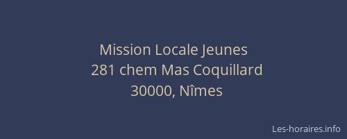 Mission Locale Jeunes