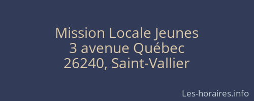 Mission Locale Jeunes