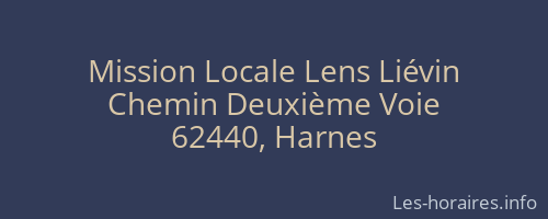 Mission Locale Lens Liévin