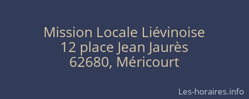 Mission Locale Liévinoise