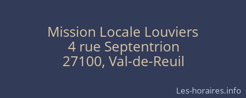 Mission Locale Louviers
