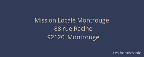 Mission Locale Montrouge