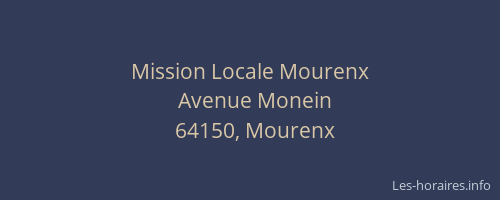 Mission Locale Mourenx