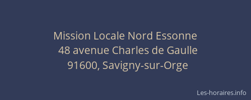 Mission Locale Nord Essonne