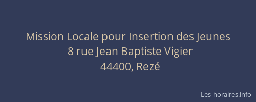 Mission Locale pour Insertion des Jeunes