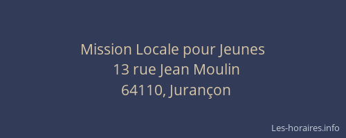 Mission Locale pour Jeunes