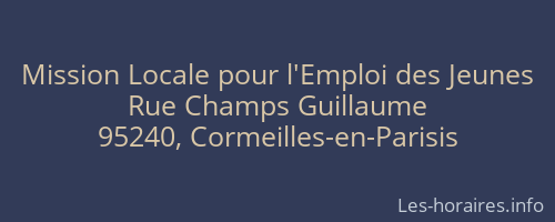 Mission Locale pour l'Emploi des Jeunes