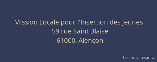 Mission Locale pour l'Insertion des Jeunes