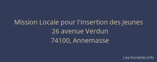 Mission Locale pour l'Insertion des Jeunes