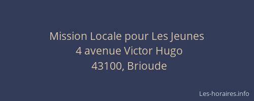 Mission Locale pour Les Jeunes