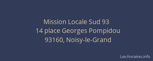 Mission Locale Sud 93