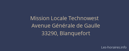 Mission Locale Technowest