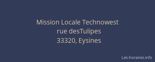 Mission Locale Technowest
