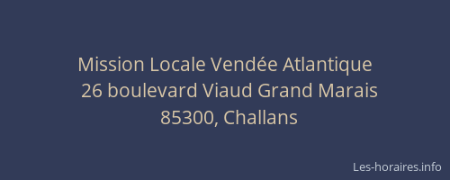 Mission Locale Vendée Atlantique
