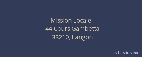 Mission Locale