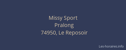 Missy Sport