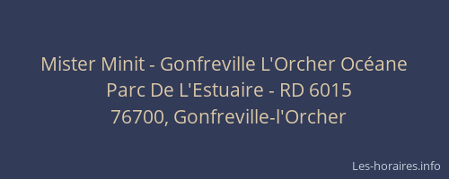 Mister Minit - Gonfreville L'Orcher Océane