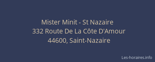Mister Minit - St Nazaire
